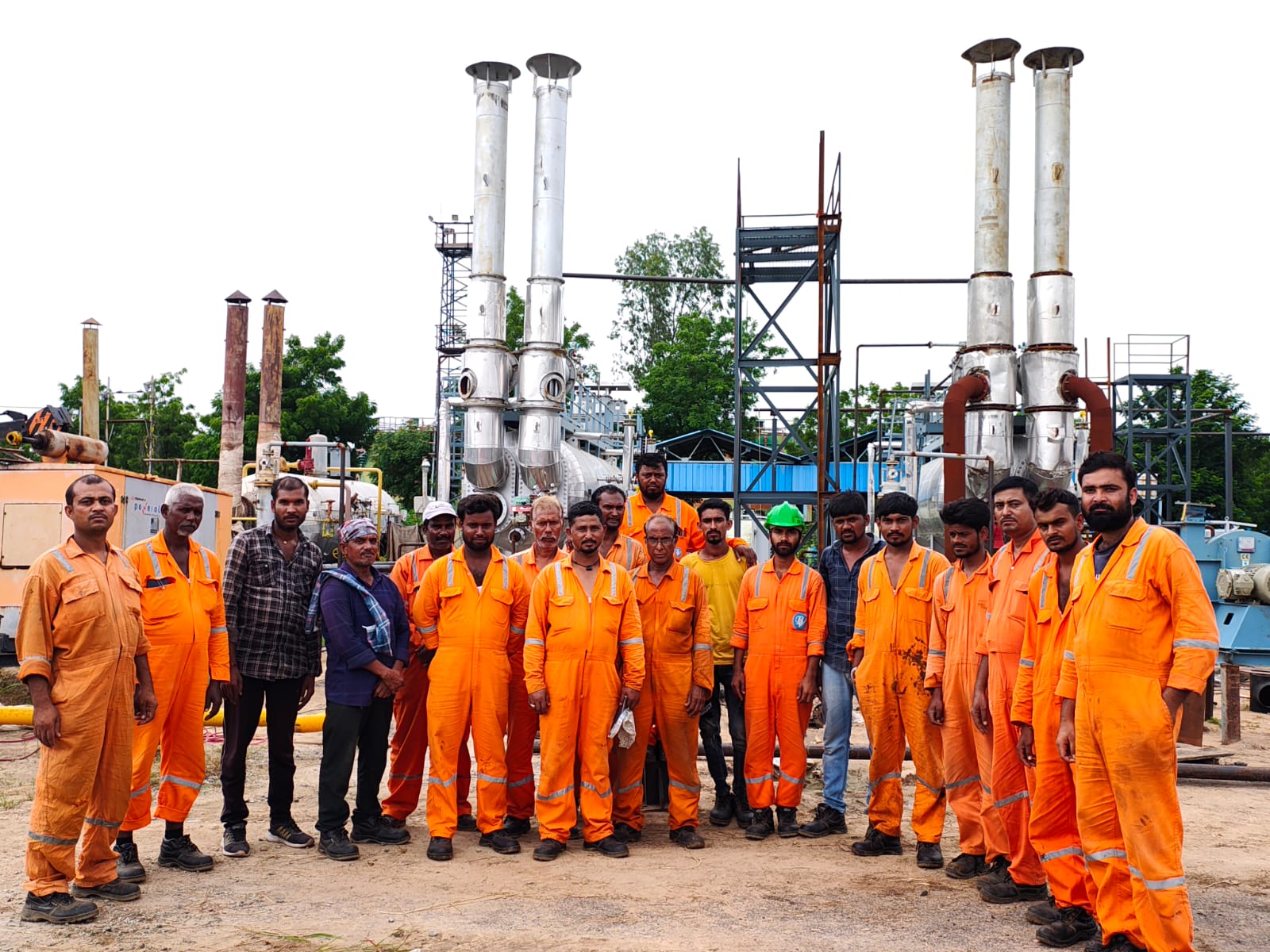 S.K Engineering and Manufacturing Field Workforce on Industrial Plant Site